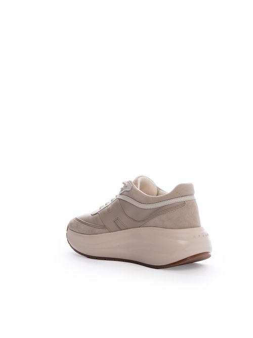Sneakers H696 in pelle e suede Beige HOGAN | HXW6960FW10 UKV0MAY